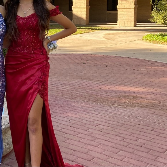 Corset Prom Dress - Picture 3 of 5